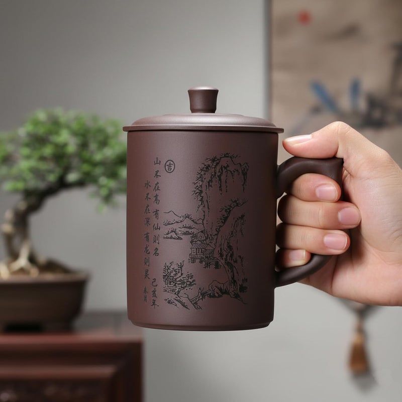 I-MART Purple Clay Tea Cup, Coffee Mug, Chinese Kung Fu Teacupup - Image 5